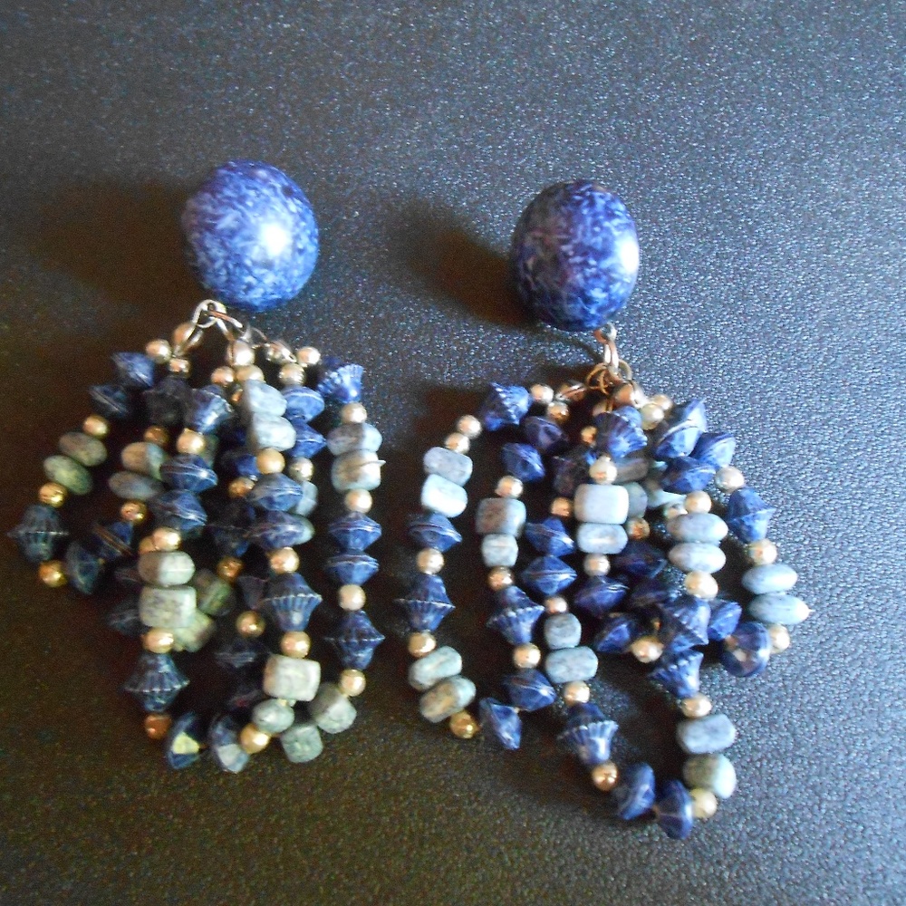 Wooden Bead Earrings